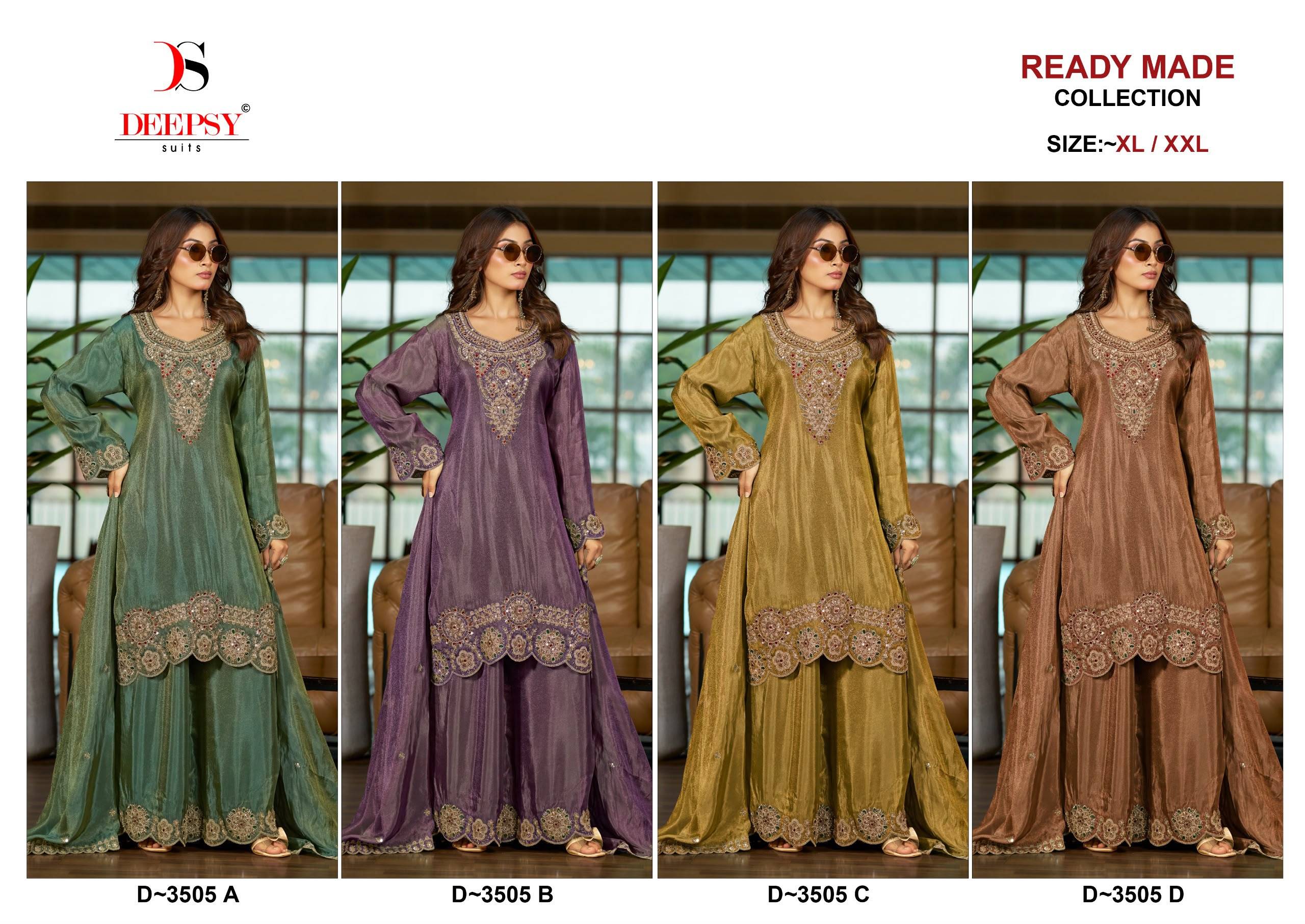 D-3505 SERIES BY DEEPSY SUITS Pakistani Suits Colorful Ethnic Wear Pure Viscouse Readymade Dresses At Wholesale